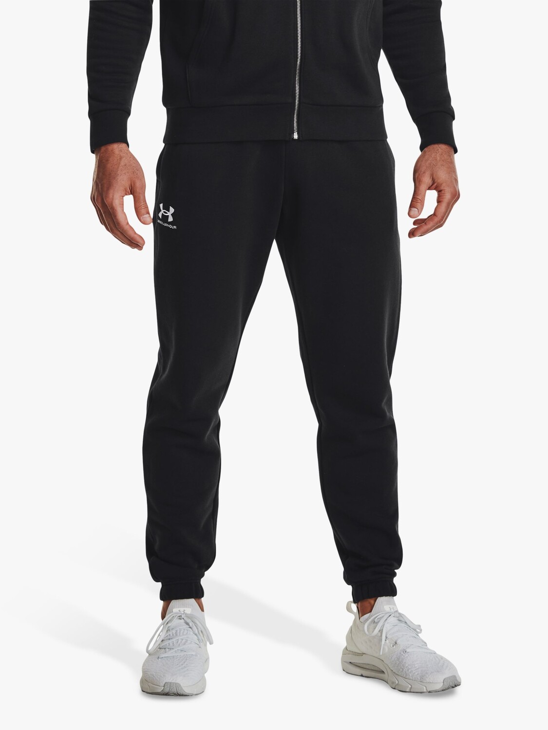 

Флисовые джоггеры Under Armour Essential, черные, Черный, Флисовые джоггеры Under Armour Essential, черные
