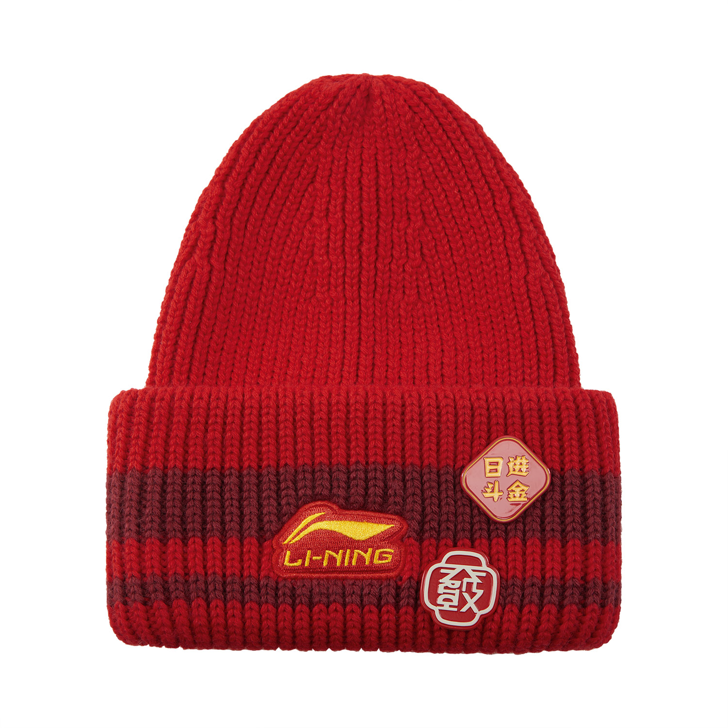 

LINING Рыжий вязаный бинни унисекс, Vermilion