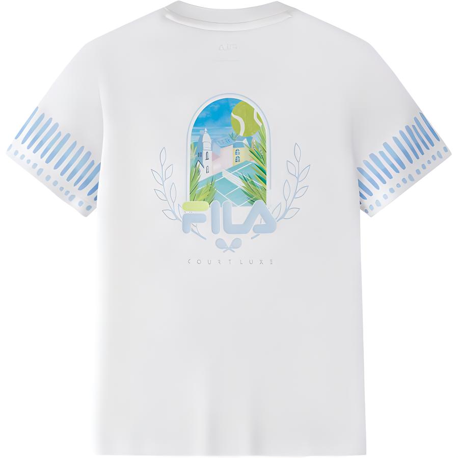 FILA KIDS Футболка jade white для подростков — фото 3
