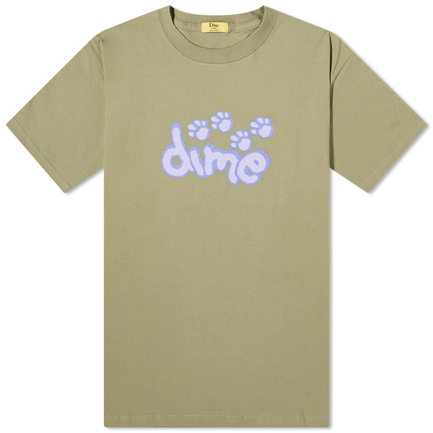 

Футболка Dime Pawz, цвет Army Green