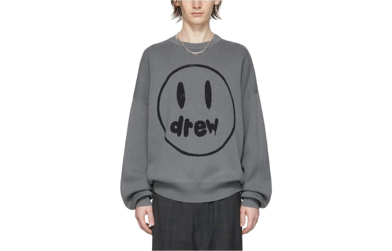 

Коллекция Smiley Трикотаж мужской серый Drew House, серый