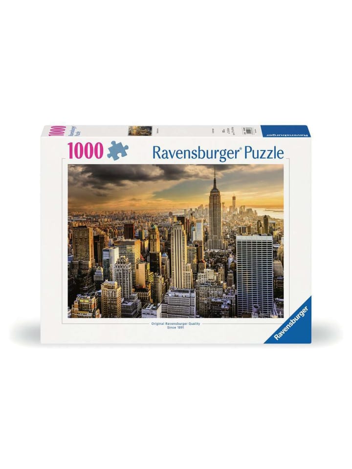 

Пазл Ravensburger, 1000 деталей, «Великий Нью-Йорк» в цвете