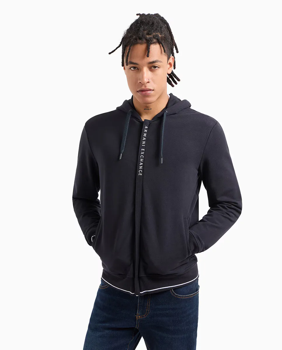 

Мужская толстовка из хлопка стрейч Essential Armani Exchange, темно-синий