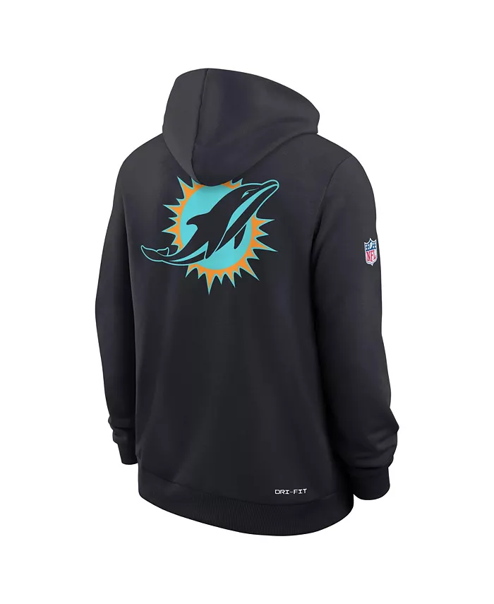 Мужская темно-синяя толстовка Miami Dolphins 2025 NFL Rivalries Sideline Dri-Fit Nike — фото 3