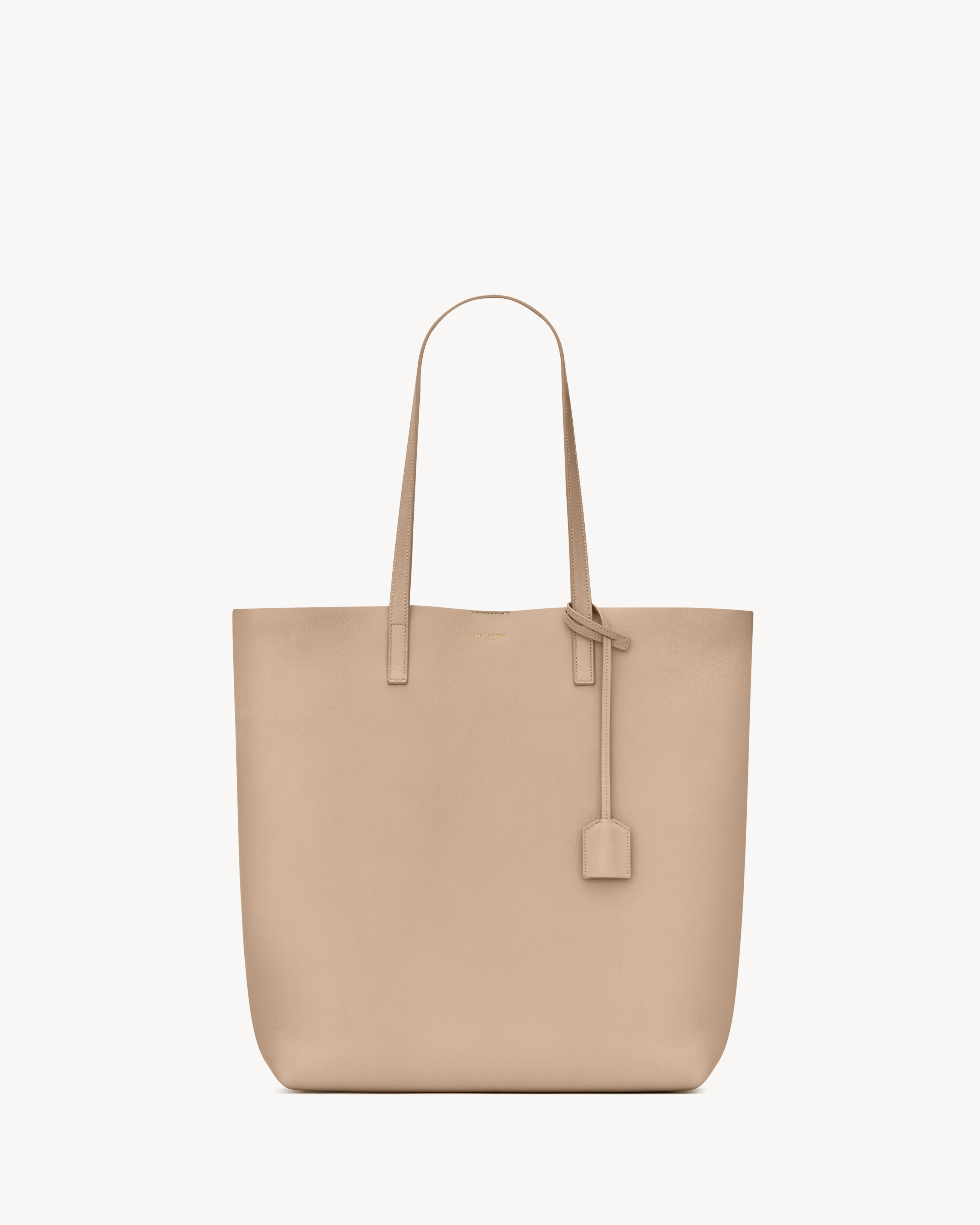 

Сумка SHOPPING SAINT LAURENT из кожи, бежевый