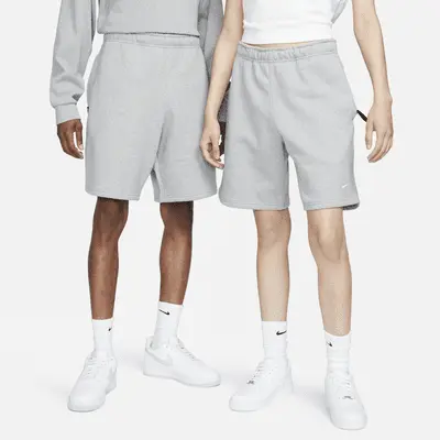 

Шорты Nike Solo Swoosh Fleece Shorts, серый/белый