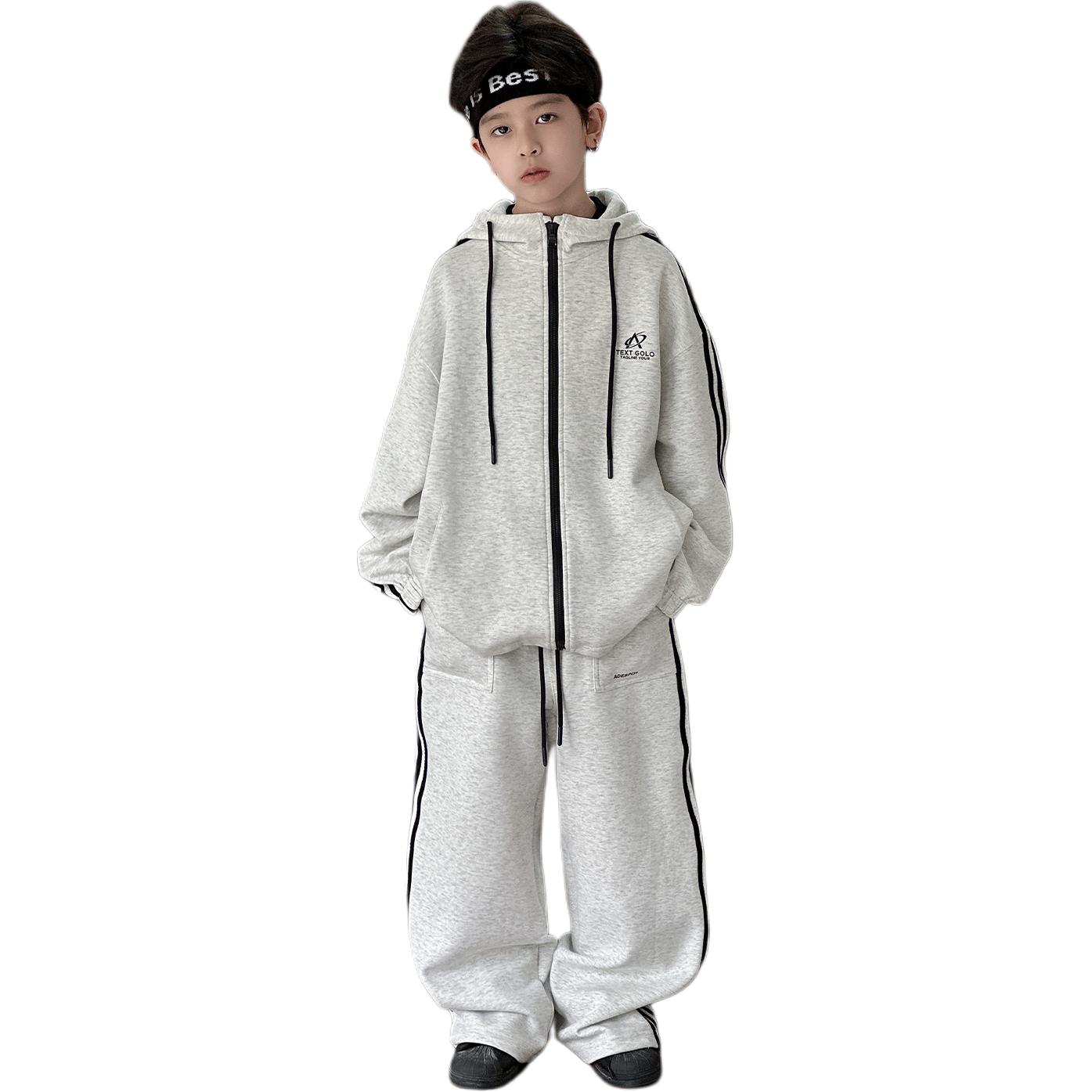 

Детская повседневная спортивная толстовка с капюшоном Moderate EASTERN CAMEL, heather серый