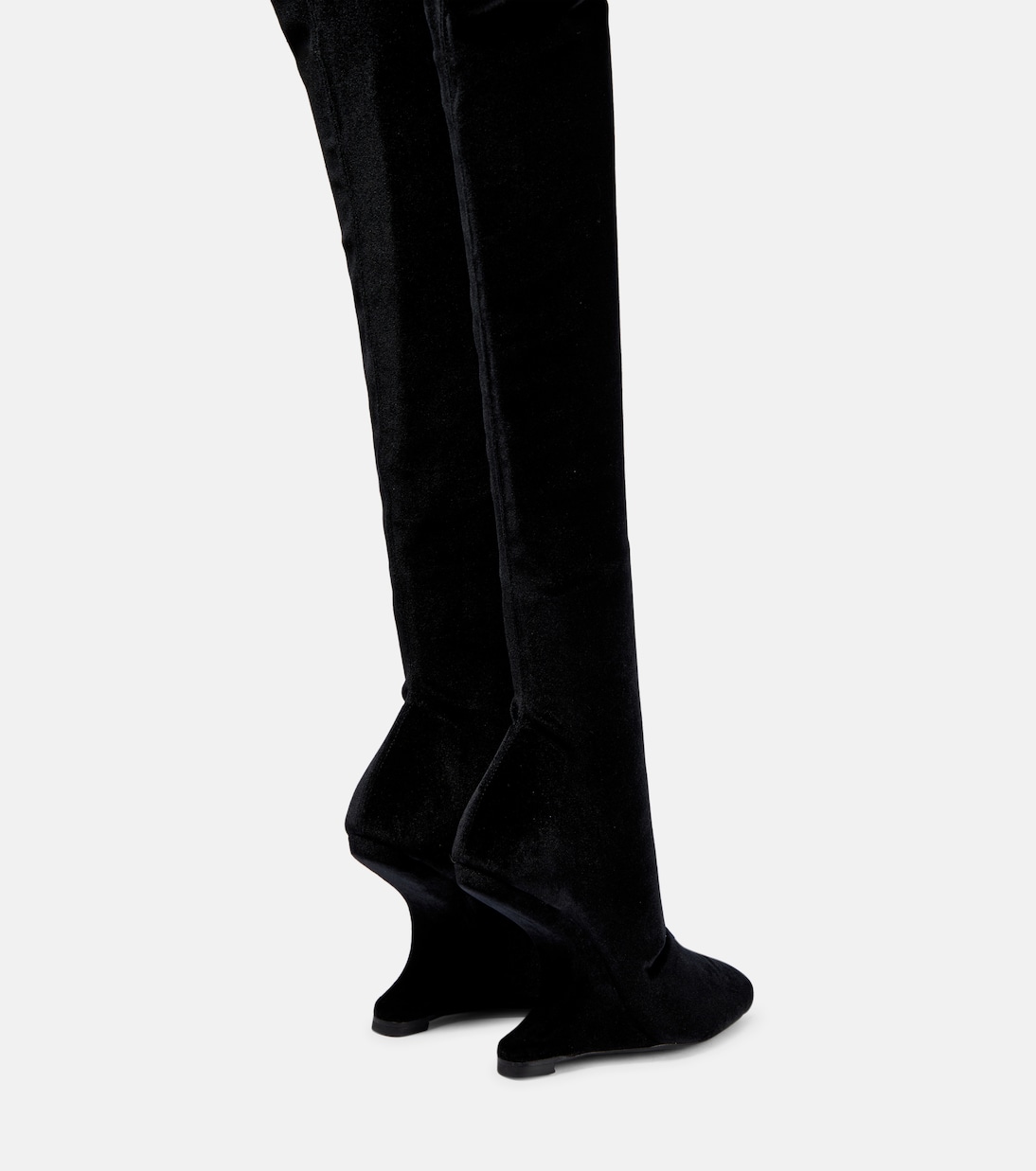 Сапоги Cantilever выше колена Rick Owens, черный — фото 3