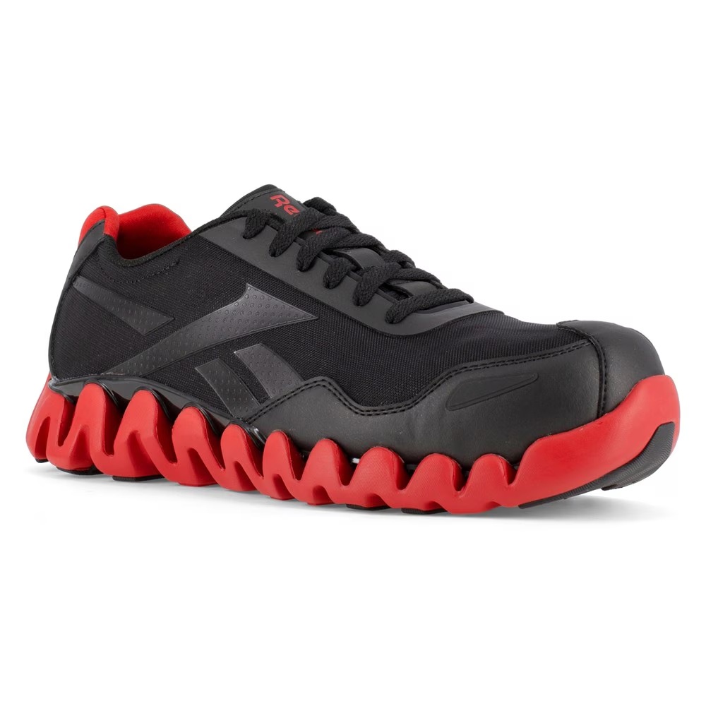 

Кроссовки для работы с композитным носком Zig pulse Reebok Work, black/red