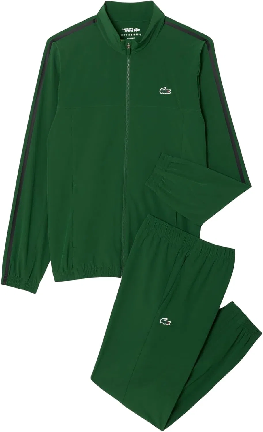 Спортивный костюм Lacoste, мужской, зеленый