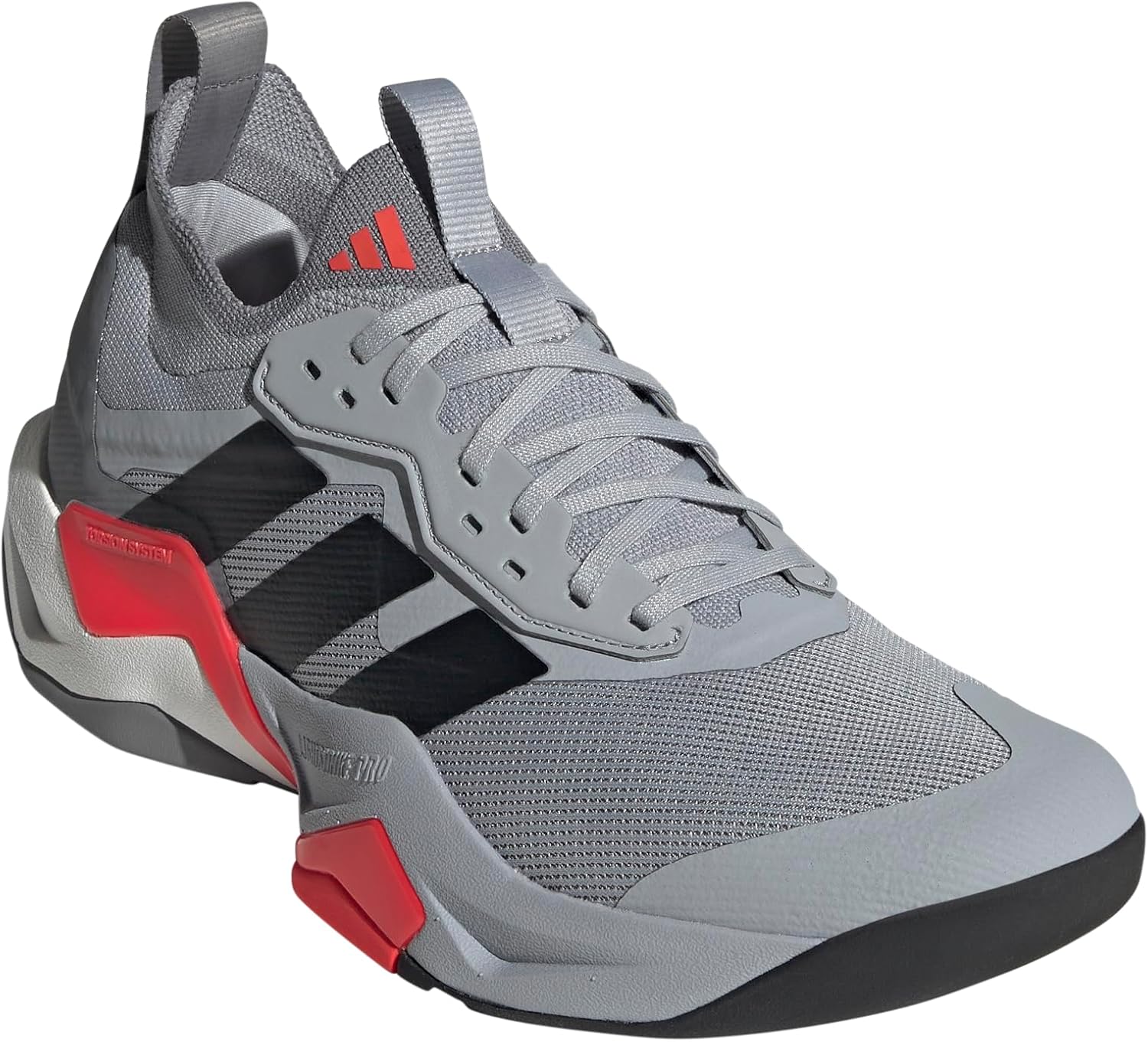 Мужские тренировочные кроссовки Adidas Rapidmove Advance 2, черный/красный/ярко-красный — фото 2