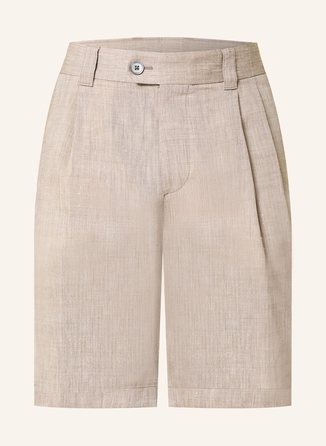 

Шорты schio modern fit с льном Windsor., коричневый