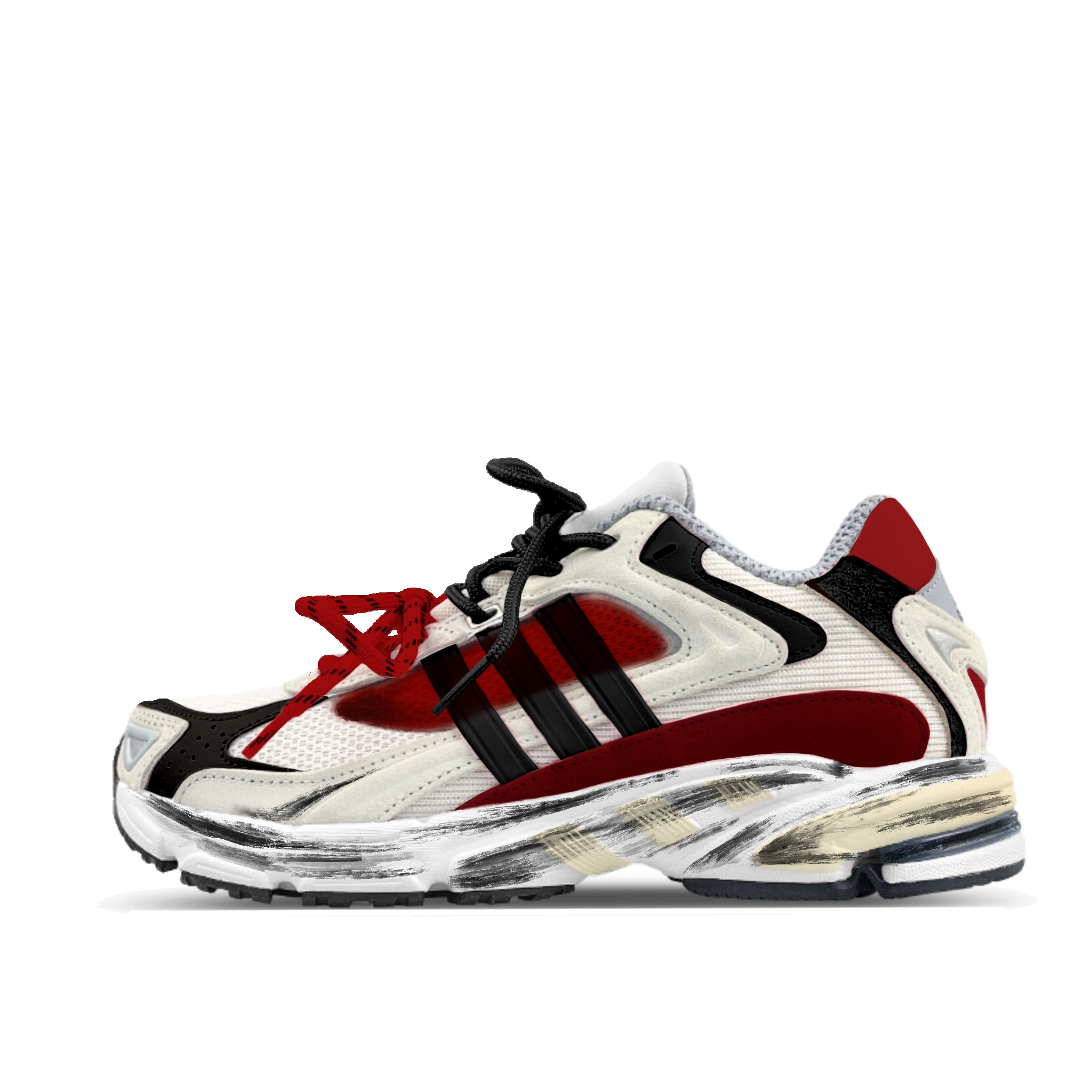 

Adidas Originals Скользоустойчивые, износостойкие, дышащие низкие кроссовки Unisex Red