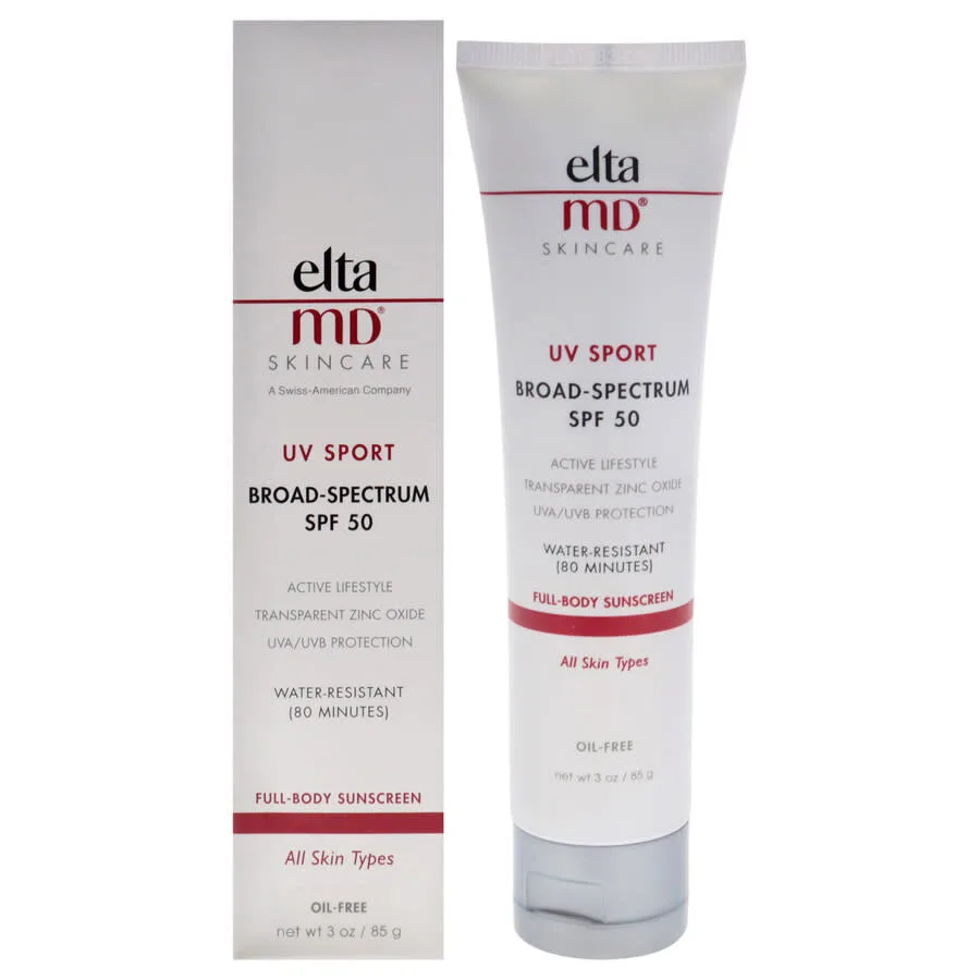 Солнцезащитный крем EltaMD UV Sport с широким спектром SPF 50, 3 унции (тестер) Уход за кожей 843711405029
