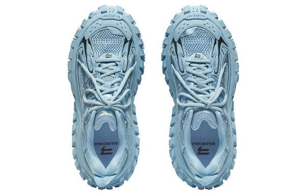 Кроссовки bouncer screw sneakers 'blue mesh and nylon' Balenciaga, синий — фото 4