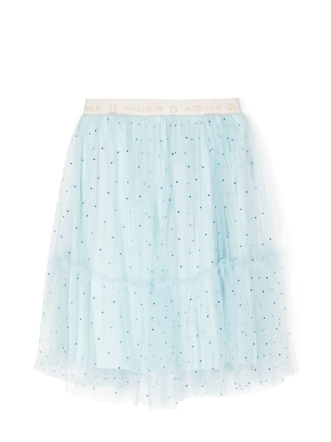 

Aigner Kids юбка из тюля с пайетками, синий