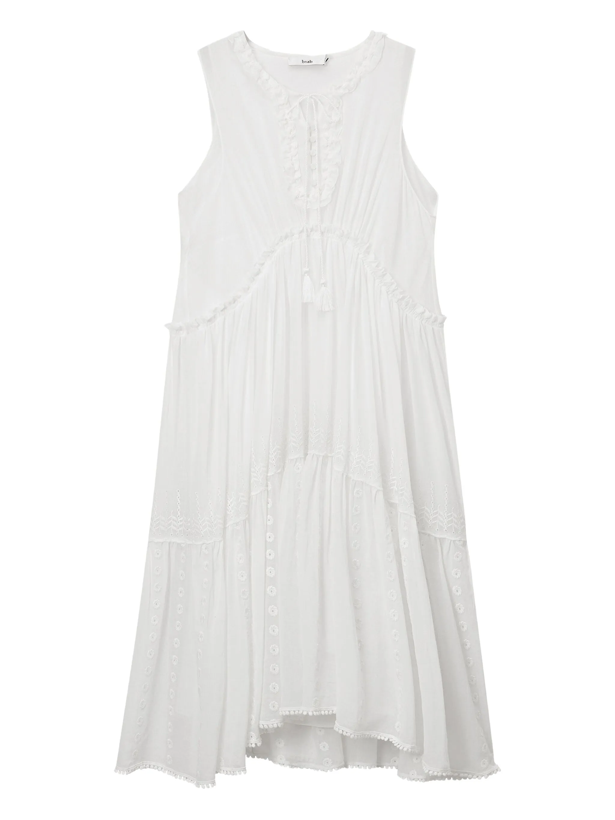 

Платье с вышивкой B+Ab, белый