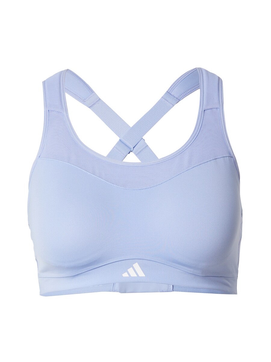 

Спортивный бюстгальтер без косточек ADIDAS PERFORMANCE, светло-синий