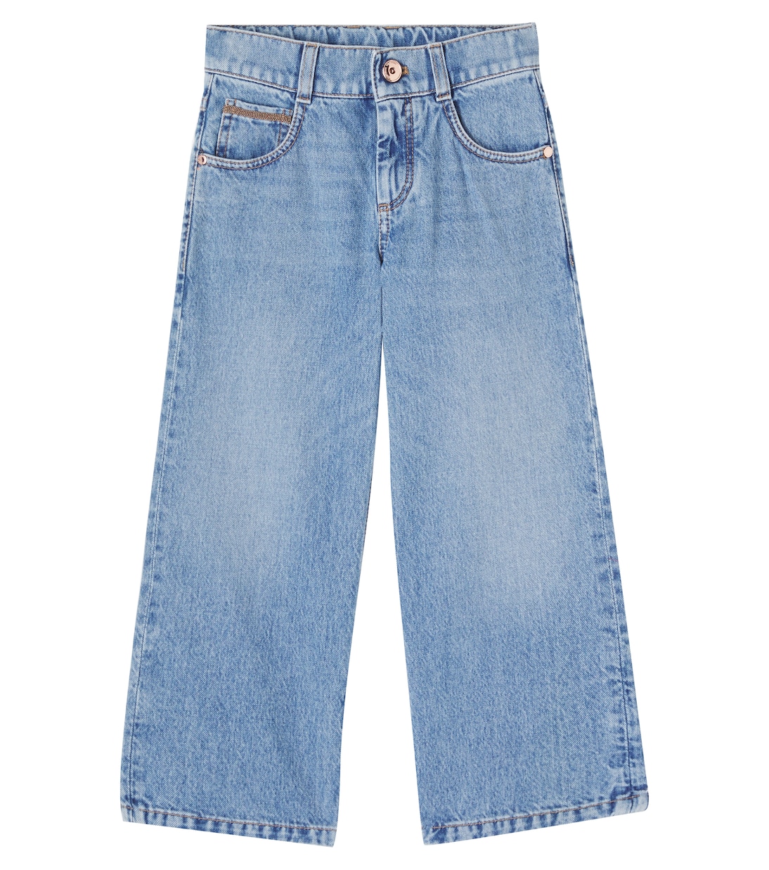 

Джинсы Монили Brunello Cucinelli Kids, Vintage Denim