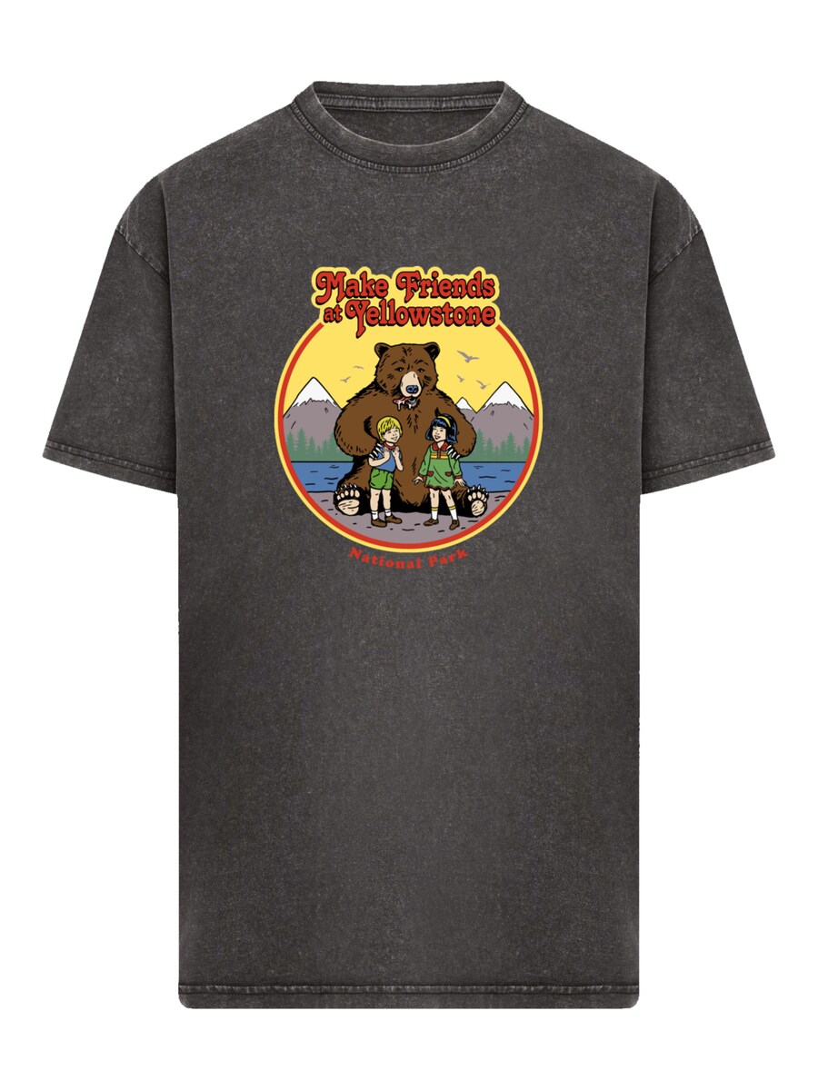 

Рубашка F4NT4STIC US National Parks Make Friends At Yellowstone, черный