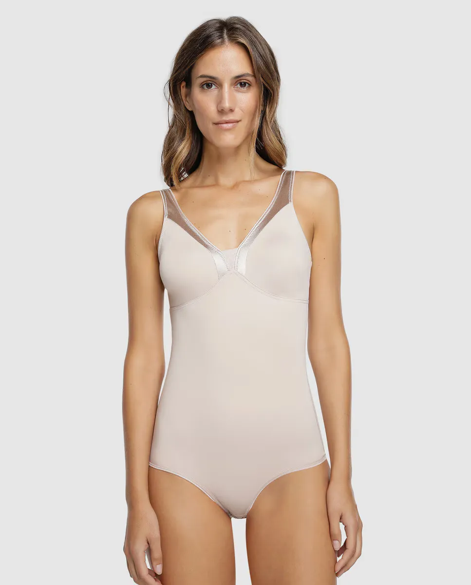 

Боди без косточек натурального цвета Naturana, бежевый