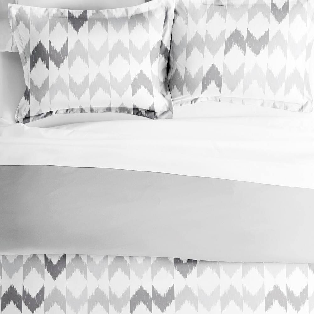 

Пододеяльник Urban Loft из 3 предметов с геометрическим узором и накладками, цвет Chevron Sleep