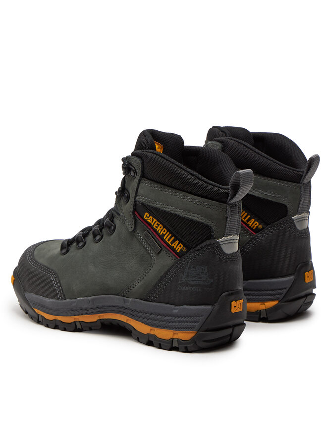 Ботильоны на шнуровке CAT Footwear Munising 6'' CT S3 P720161, серый — фото 3
