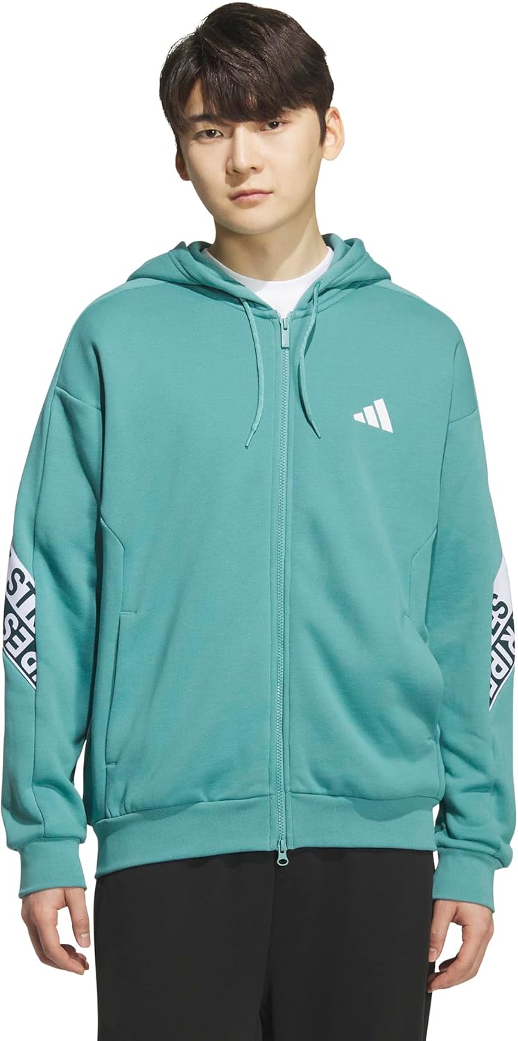 

Мужская толстовка на молнии Adidas, бирюзовый, Зеленый, Мужская толстовка на молнии Adidas, бирюзовый