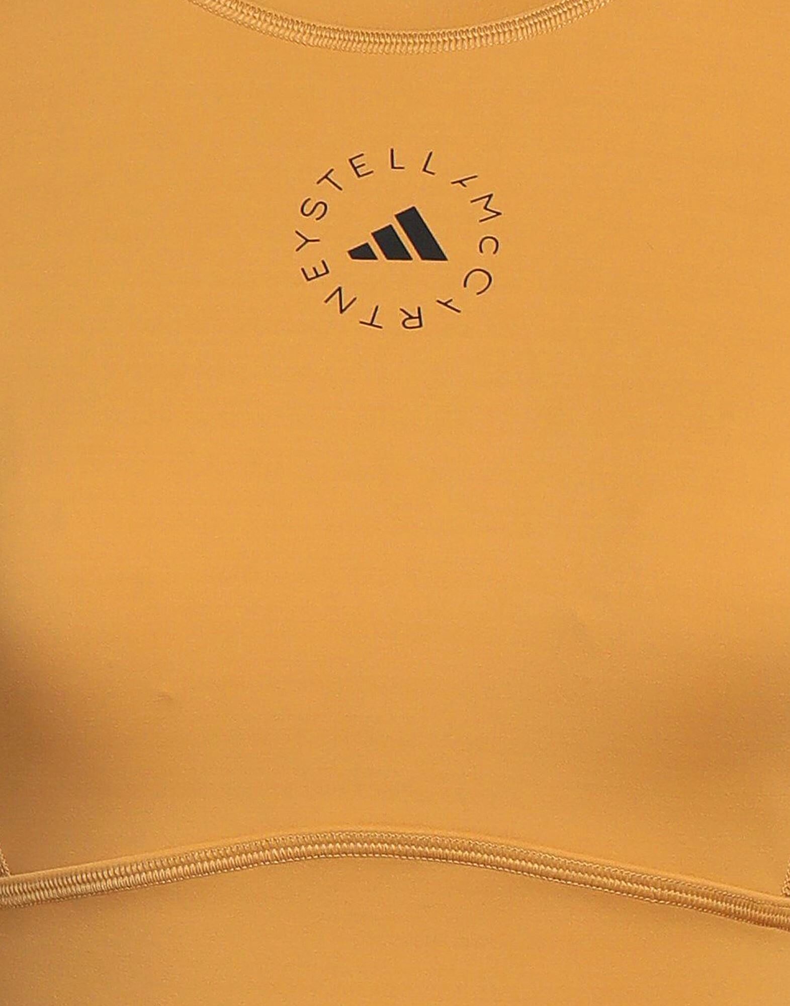 Спортивный топ Adidas By Stella Mccartney, горчичный — фото 4