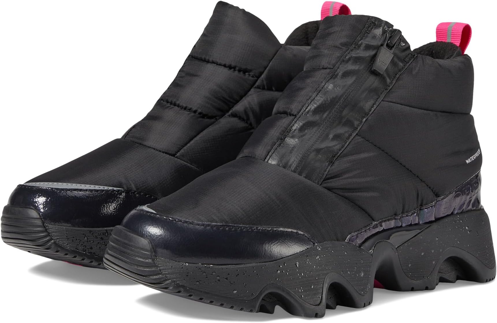 

Кроссовки SOREL Kinetic Impact Puffy Zip Aurora Waterproof, цвет Black/Grill