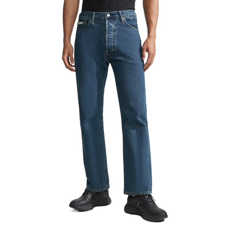 Джинсы унисекс Calvin Klein, цвет 7U8 - Denim Blue — фото 3