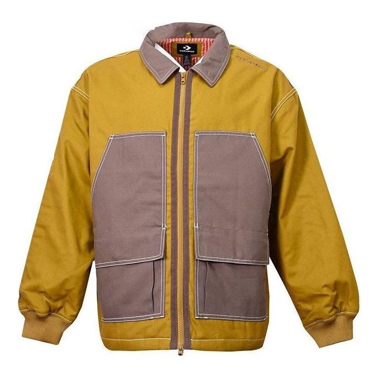 

Куртка Converse Utility Canvas Shirt Jacket 'Wheat', желтый
