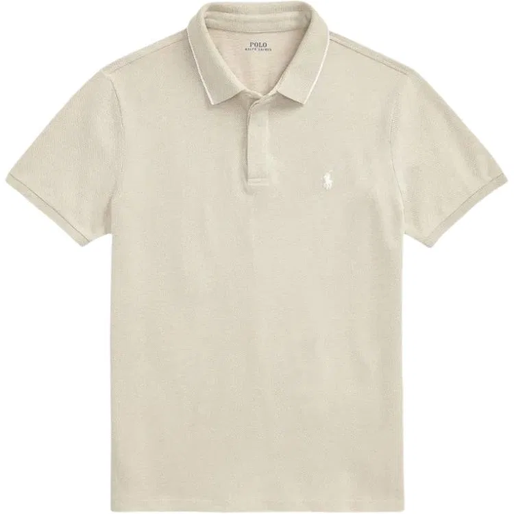 Слимовые поло из сетки Polo Ralph Lauren, Beige