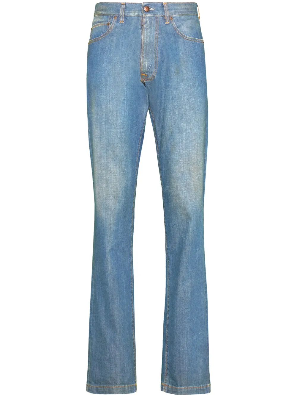 

Джинсы Americana с подворотами MAISON MARGIELA, синий