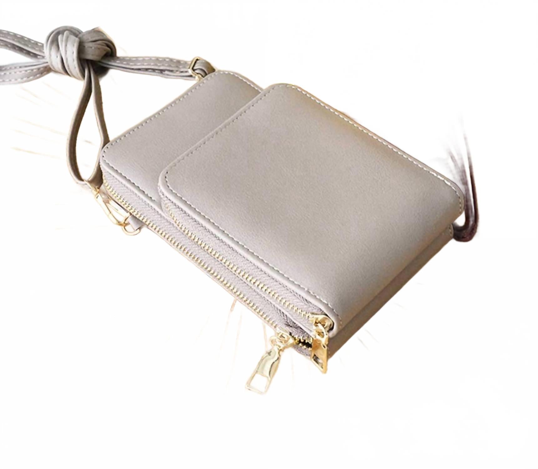 

Женская кожаная сумка-мессенджер через плечо в цвете таупе 42POPS, Taupe