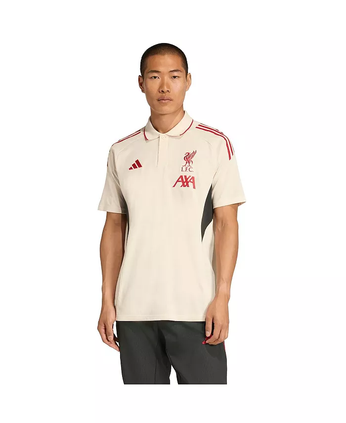 

Мужская поло для тренировок Cream Liverpool 2025/26 Adidas