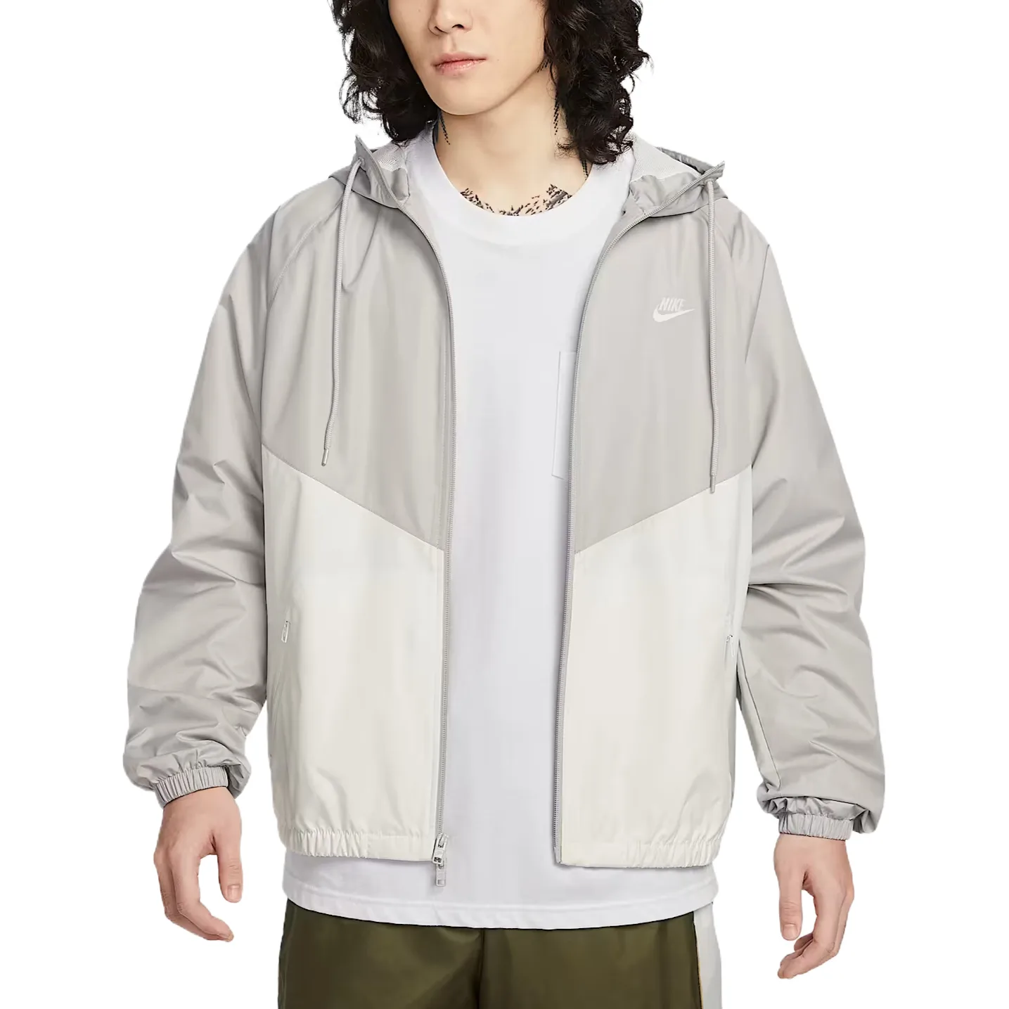 Куртка WINDRUNNER SS26 мужская Nike, Light Iron Ore Gray/Canvas