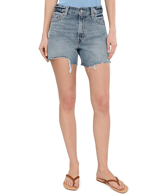 Шорты высокие Ribcage Short Zip Levi's Premium, Blow My Mind