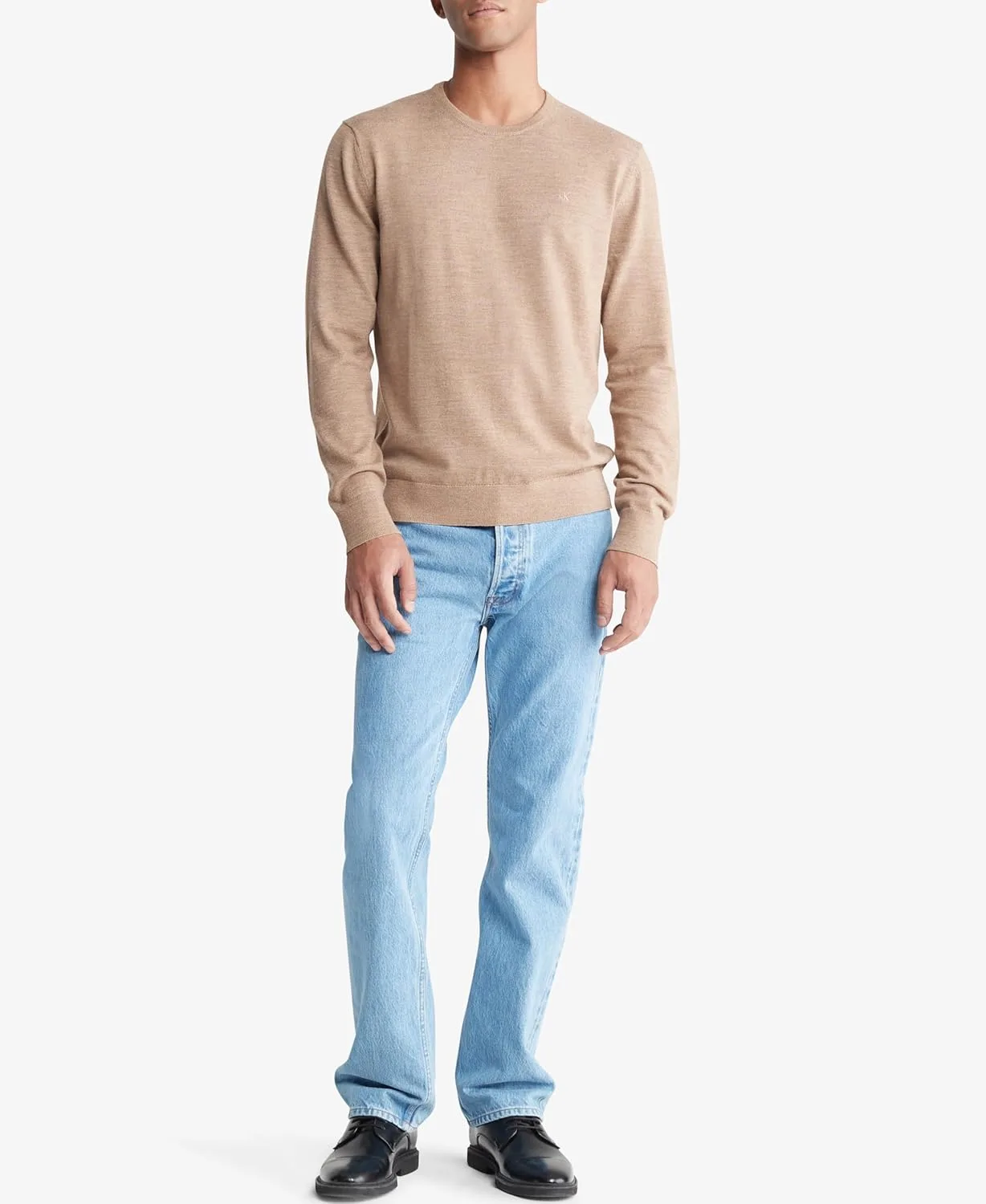 Свитер Calvin Klein из тонкой шерсти мериноса — фото 4