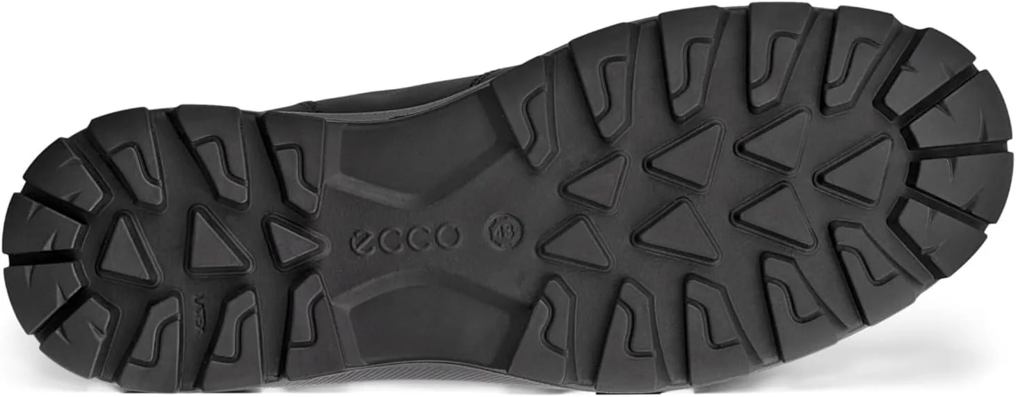 Мужские водонепроницаемые высокие туфли ECCO Rugged Track с плоским носком, черный — фото 4