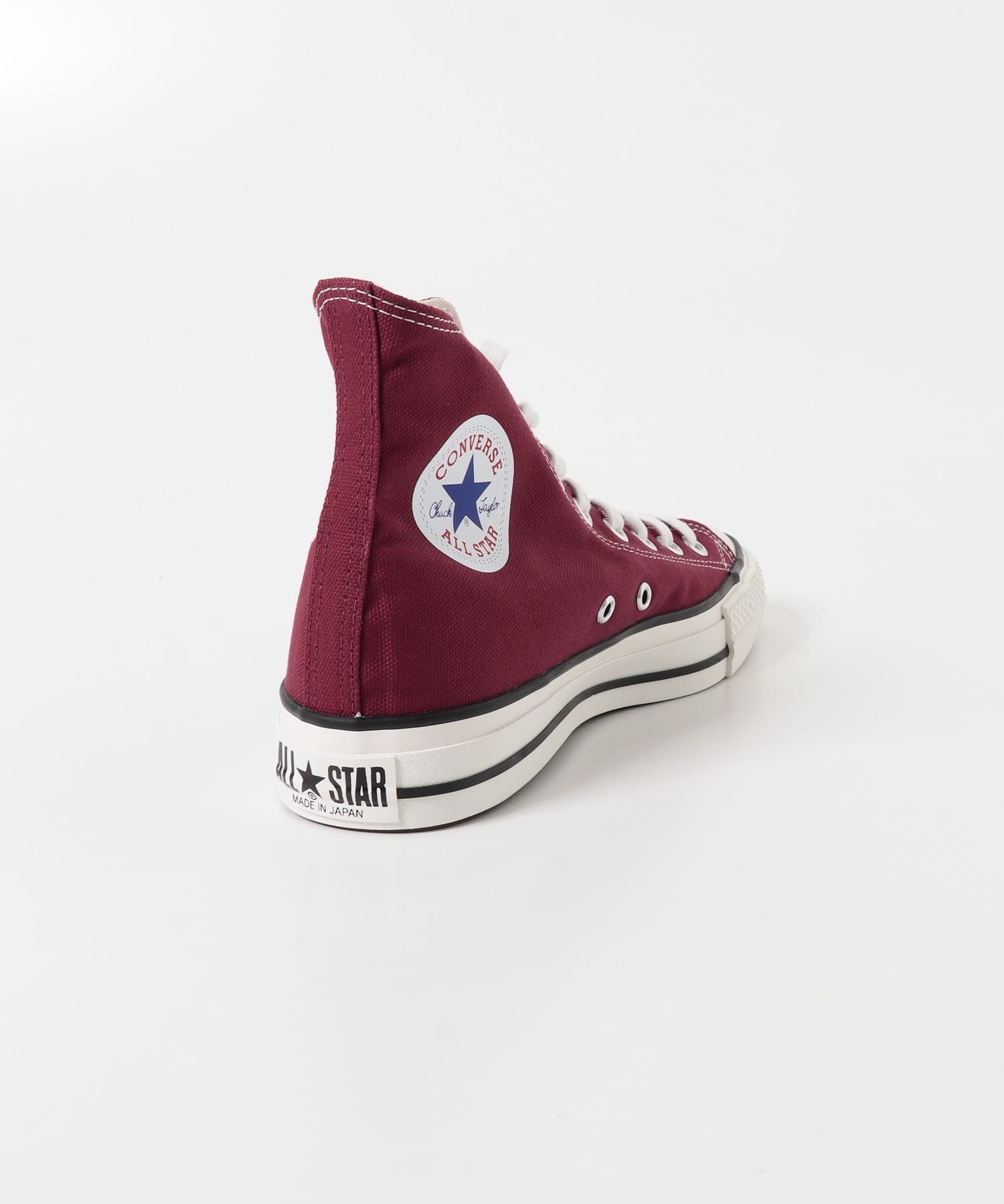 Кроссовки Converse CANVAS ALL STAR J HI Urban Research Doors, Burgundy — фото 4