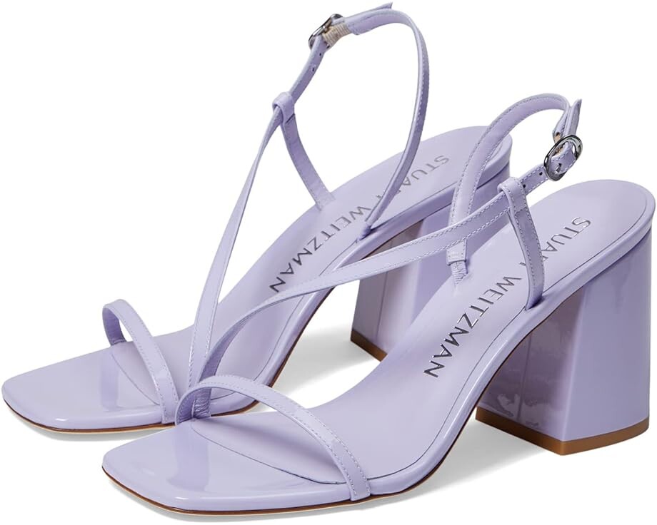 

Туфли Stuart Weitzman Soiree 85 Block Sandal, цвет Aster