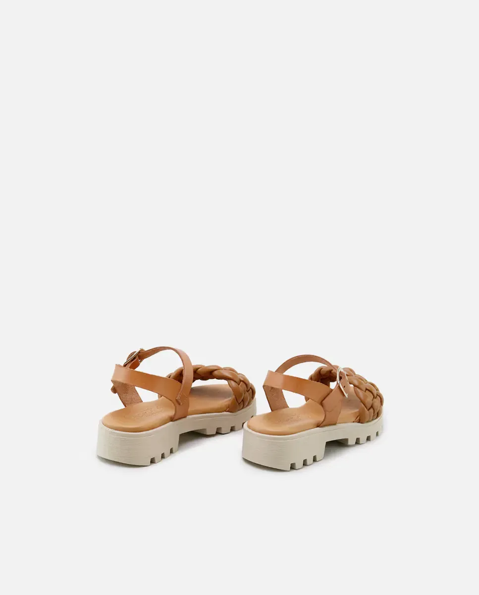 Детские сандалии из кожи с гелевой стелькой Eli 1957, Camel — фото 3
