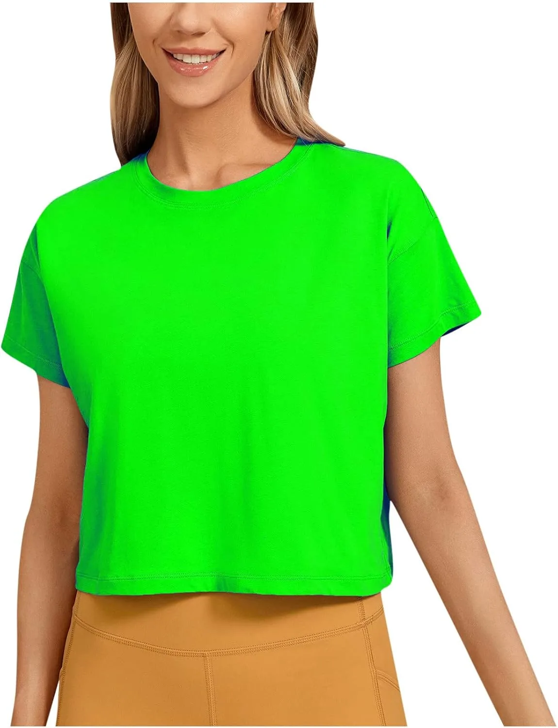 

Женский кроп-топ Candy Color с коротким рукавом Uillui