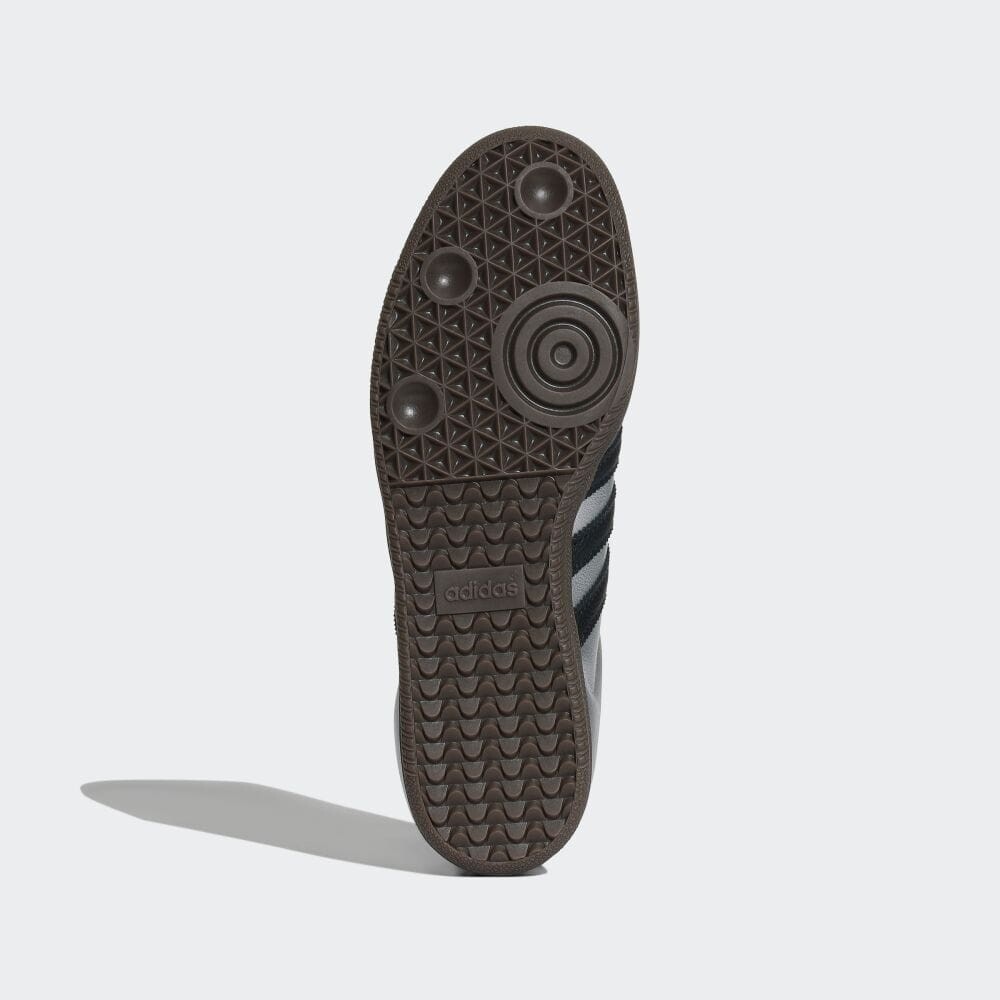Кроссовки Adidas SAMBA OG, цвет Silver Metallic/Black/Gum — фото 3