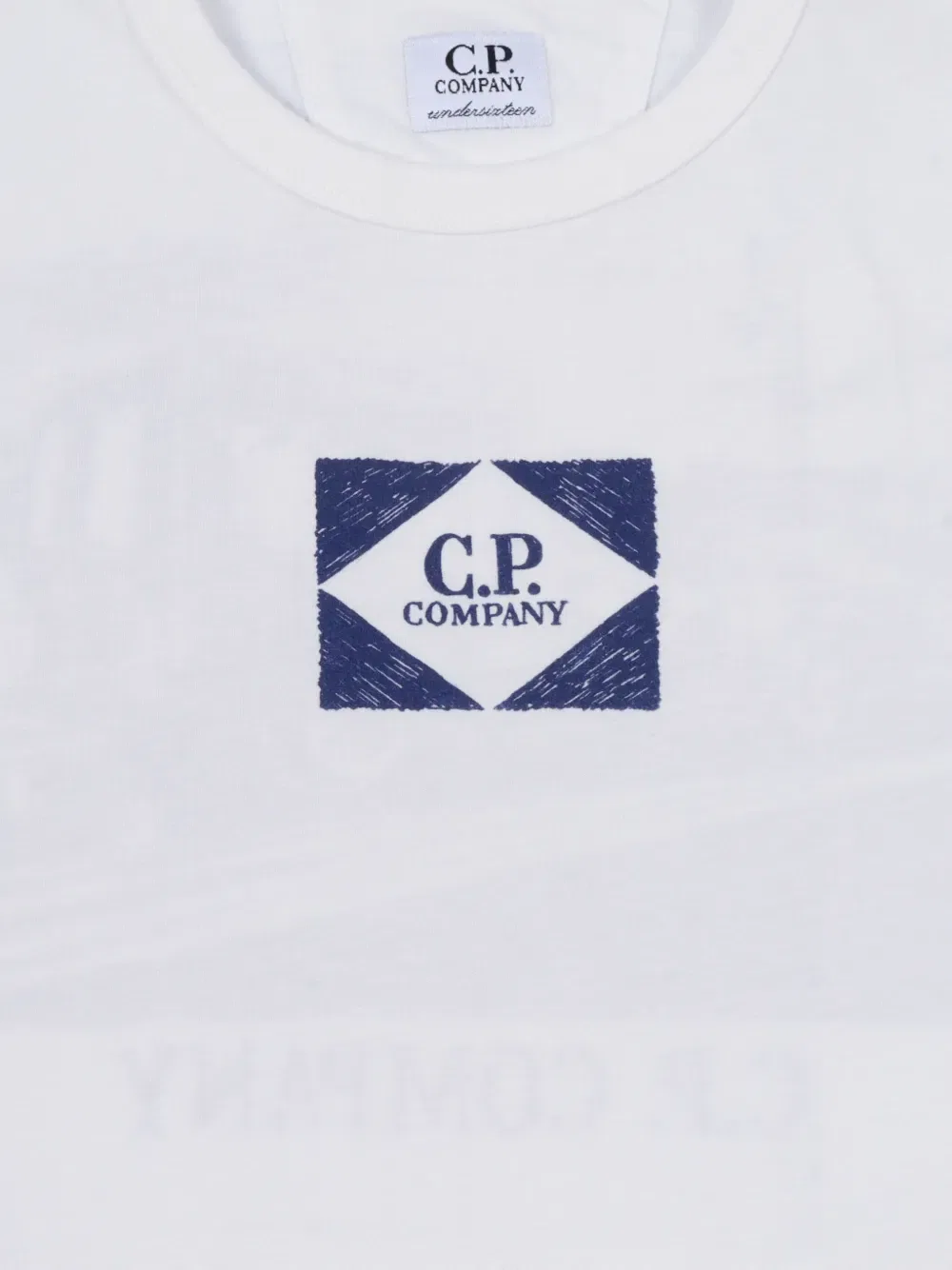 Футболка с графическим принтом C.P. Company Kids, белый — фото 3