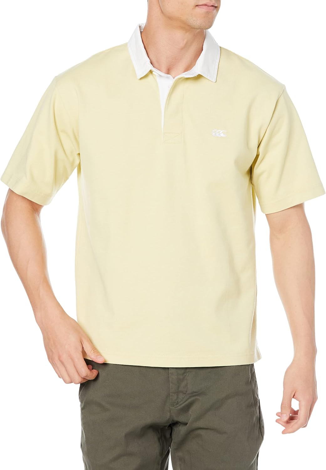 

Мужская рубашка поло Canterbury с коротким рукавом, однотонная, RU