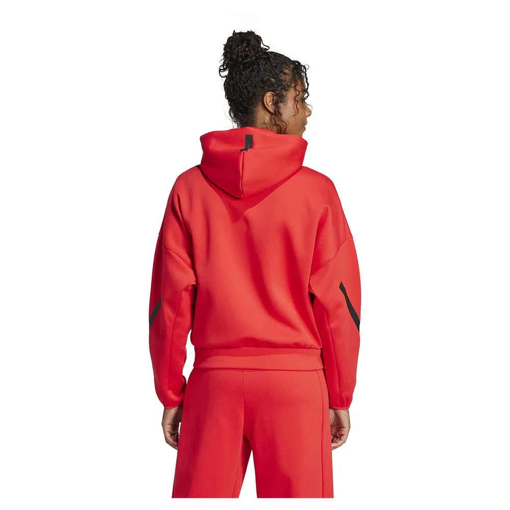 Толстовка adidas Z.N.E full zip, красный — фото 2