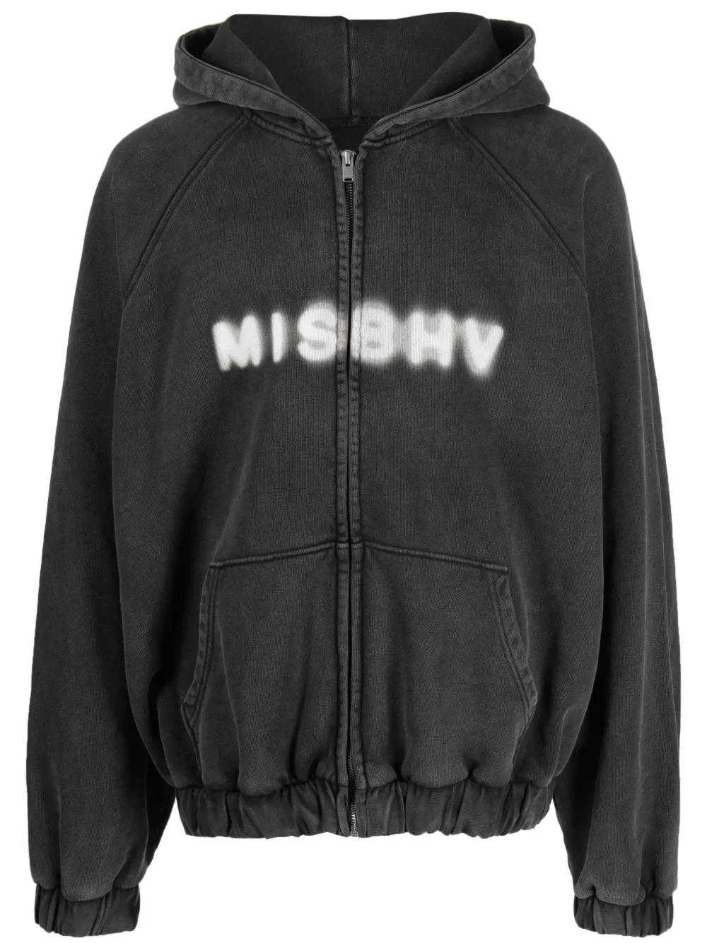 

Худи на молнии с логотипом MISBHV, черный