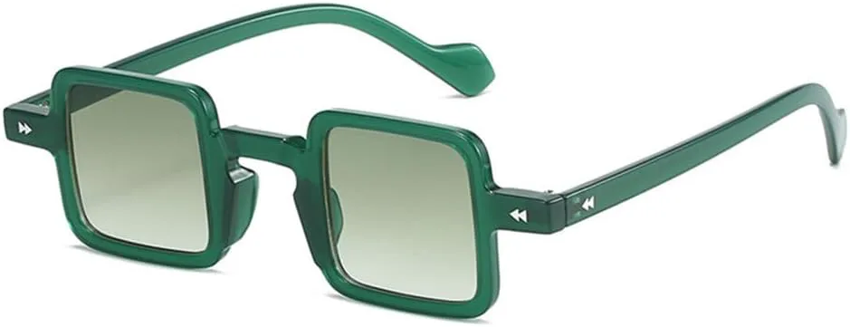 

Солнцезащитные очки женские ретро, прозрачные линзы конфетного цвета. Солнцезащитные очки мужские модные, градиентные линзы зеленые, защита UV400. Бренд: TYUVIVO